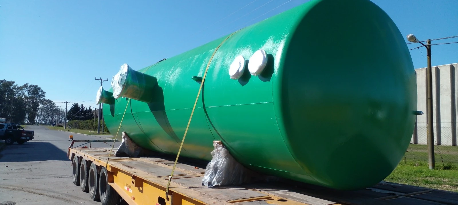 Tanque fabricado para transporte